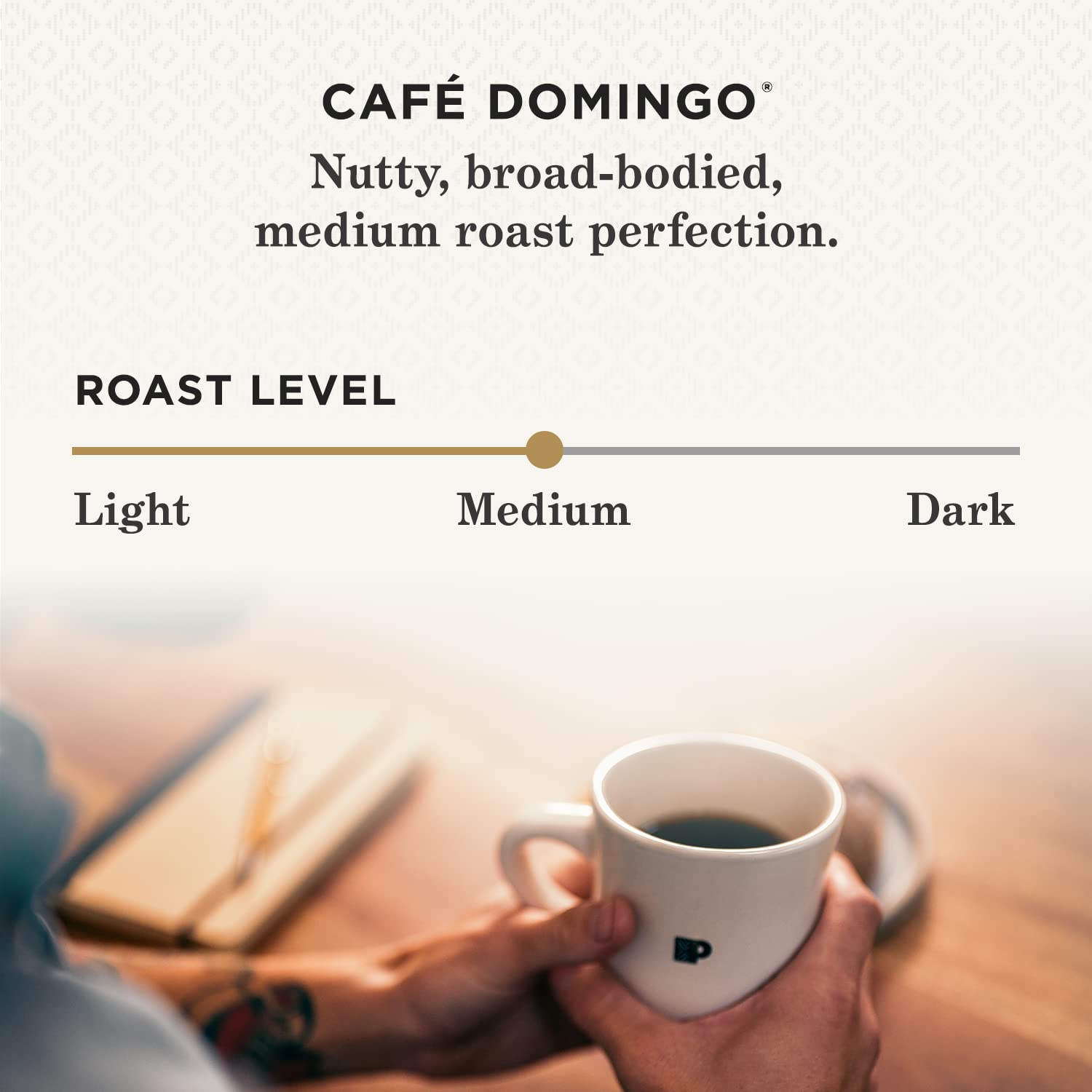 Peet's Coffee, Medium Roast Keurig K-Cup Pods, 100% Arabica Coffee - Café Domingo 54 Count (1 Box of 54 Pods)