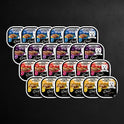 Cesar Loaf in Sauce Wet Dog Food Rotisserie Chicken, Filet Mignon, Angus Beef, and Ham & Egg Flavors Variety Pack, 3.5 oz. Easy Peel Trays (24 Count, Pack of 1)
