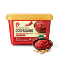 Gochujang – Korean Red Chili Paste [ Medium | 1.1 lb (500g) ] – 0 Fat/ 0 Cholesterol / (40 Calories/Serving) | Spicy & Sweet Savory Fermented Sauce | Great for Bibimbap, Marinades, Stews & BBQ - O’food