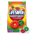 LIFE SAVERS Hard Candy Bag 5 Flavors, Hard Candy Individually Wrapped for Goodie Bags, Road Trips, Treats, Offices, Celebrations, 50-Ounce Party Size