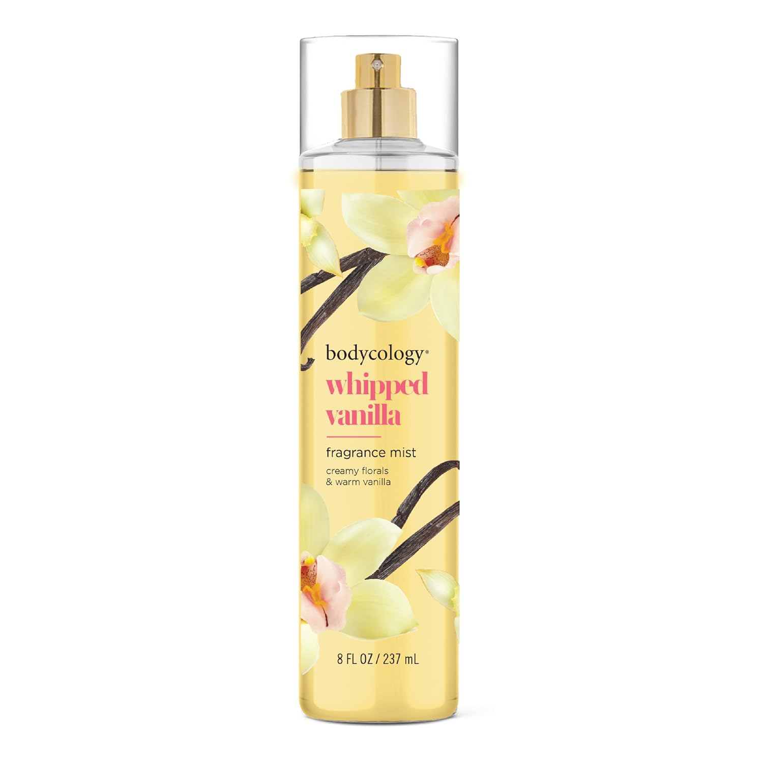 Bodycology Long-Lasting Fragrance Body Mist, Whipped Vanilla, 8 fl oz - Cart Shape