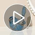 Exquisite Hand - Painted Enamel Blue Bird Trinket Box Hinged Rhinestone - Adorned Mini Jewelry Organizer for Rings & Necklaces, Ideal Classical Home Decor & Collectible Keepsake (Trinket Box-B)
