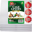 HA SHI 120 Sheets Bird Cage Liners, 31 x 21.5 Inches Pre-Cut Ink-Free Unprinted Newsprint Paper for Parrots and Small Animals