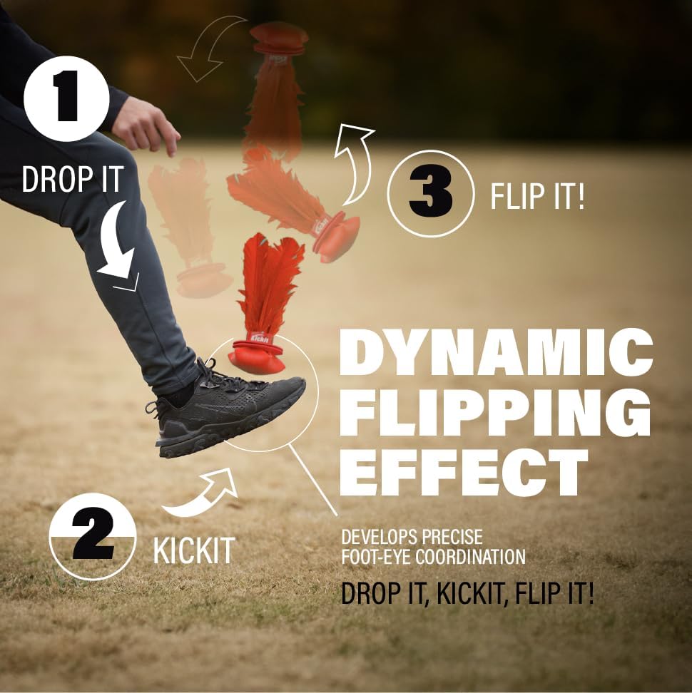 Kickit | The Original Birdie Soccer Trainer | Play Outdoors, Indoors or Backyard, Beach or Tailgate, All Ages Fun & Travel Friendly