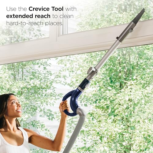 Shark Navigator Lift-Away Vacuum, HEPA, Carpet and Pet Hair, Blue, NV360 | Lift-Away Pod, Carpet and Hard Floor Cleaning, Swivel Steering, Brushroll Shutoff, 0.9-Qt Dust Cup, Upholstery/Crevice Tools