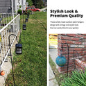 Ottsuls Shepherd-Hooks 60" Adjustable for Bird-Feeder Lantern Plant-Hook Garden-Stake - Plant Stand Hanger for Outdoor Flower Basket, Bird Feeder Hanger Weddings Decor (2 Pack)