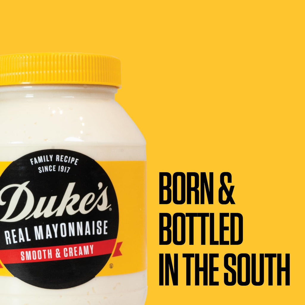 Duke’s Real Mayonnaise Jar – Original Smooth & Creamy Taste, 30 Ounce (Pack of 1)
