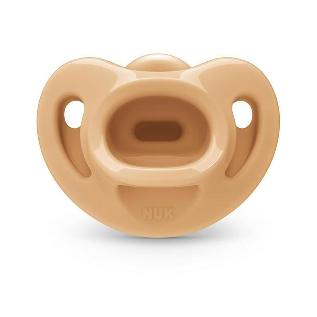 NUK Timeless Comfy Pacifier | 100% Silicone, One-Piece Design | BPA-Free, Gentle on Baby’s Skin | 5-Pack, for 0-6M