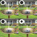 Mademax 1W Solar Bird Bath Fountain Pump, Solar Fountain, Free Standing Floating Solar Powered Water Fountain Pump for Bird Bath, Garden, Pond, Pool, Outdoor