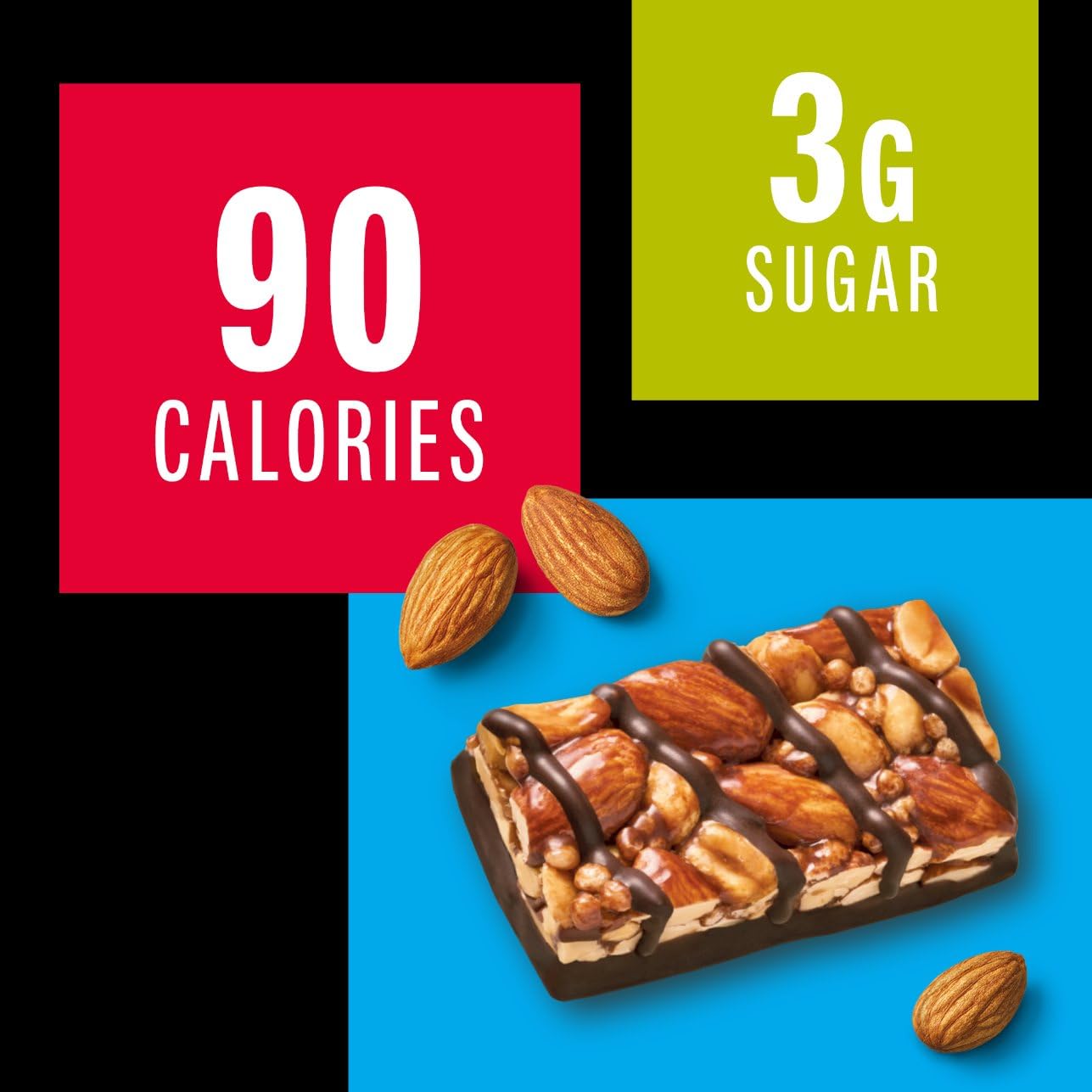 KIND Minis, Dark Chocolate Nuts & Sea Salt, Healthy Snacks, Gluten Free, Low Calorie Snacks, Low Sugar, 10 Count