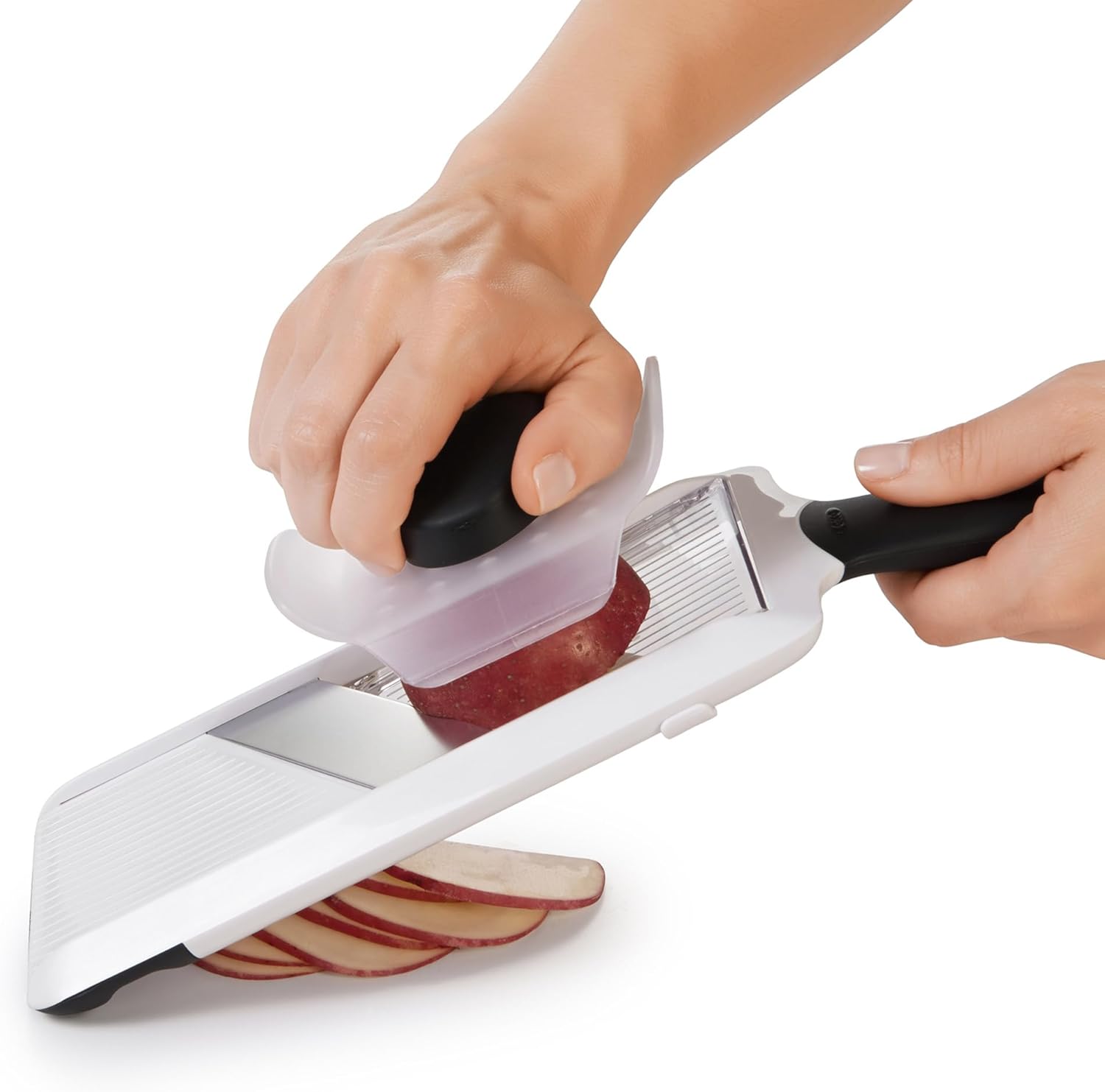 OXO Good Grips Handheld Mandoline Slicer for Kitchen, Adjustable Vegetable Slicer