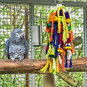 Rypet Large and Small Parrot Chewing Toys Parrot Cage Bite Toy Wooden Block Tearing Toys for Conures Cockatiels African Grey and Other  Parrots