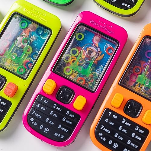 Desyeryamimi 24 Pack Handheld Water Ring Games for Kids Party Favors Goodie Bags Stuffers Return Gifts for Kids Birthday Classroom Prize Box Rewards Bulk