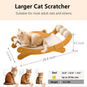 Cat Scratch Pad with Replacement Scratching Felt, Large Cat Scratcher Bed Hammock Lounge for Scratching Pad, Protects Furniture, Kittens Gifts