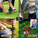 ROYAL-PAW Dog Tie Out Stake - for Large Dogs up to 210 lbs - Heavy Duty Dog Stake for Yard, Beach & Camping Outside - Best in Ground Anchor for a Dog Cable, Leash, Lead Tether (1, Midnight Black)