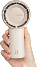 JISULIFE Turbo Handheld Fan, 4000mAh, 5 Speeds, USB Rechargeable – Brown - Cart Shape