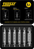 Gifts for Men,Damaged Screw Extractor Set-Christmas Stocking Stuffers for Men Adults Him,Mens Gifts for Dad,Husband,Stripped Screws Nuts & Bolts Drill Bit Tools for Easy Removal of Rusty Broken Screw