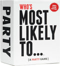 DSS Games Who's Most Likely to...Kinda Clean Family Edition [A Party Game | Great for Adults & Teens | White Elephant Gift, Stocking Stuffer | Game Nights & Big Groups]