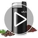 Wancle Electric Coffee Grinder, Spice Grinder, One Touch Coffee Mill for Beans, Spices and More, with Clean Brush Black