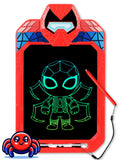 LCD Writing Tablet for Kids 10 Inch Spider Hero for Toddler 3 4 5 6 7 8 - Paint, Doodle Board, Drawing Pad - Travel Toys, Road Trip Car Activities, Birthday Christmas Gift Boys & Man