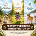 Natural Dog Company Snout Soother Dog Nose Balm – Moisturizing Care for Dry, Crusty, Cracked Noses with Coconut Oil & Shea Butter, Lick Safe Dog Snout Balm for All Breeds - 1 oz Tin