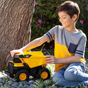 Cat Construction Toys, Steel Dump Truck 16" - Real Steel Body, Working Dump Bed, Oversize All-Terrain Wheels, Heavy-Duty Construction Vehicle for Indoor/Outdoor Play, Kids Ages 3 +