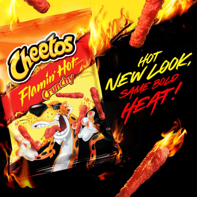 Frito-Lay Flamin' Hot Mix, Variety Pack, 3.34 Pounds, (Pack of 40), Packaging May Vary