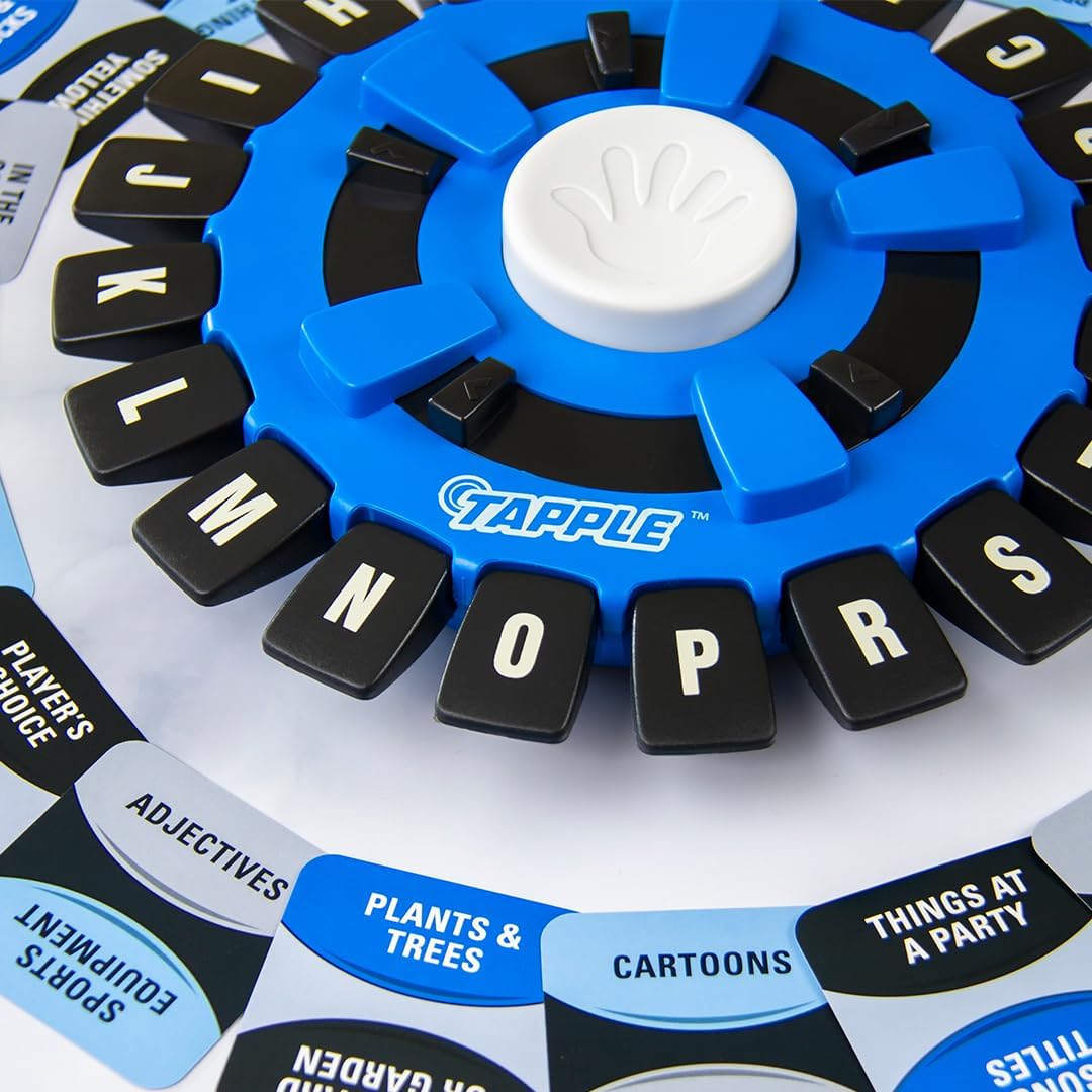 USAOPOLY The Original TAPPLE, The Fast-Paced Family Board Game,Choose a Category & Race Against The Timer to be The Last Player,Learning Word Game for Ages 8 & Up, 2-8 Players, 15-20 Minute Play Time