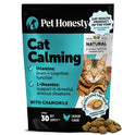 Calming Chews for Cats - Cat Anxiety Relief + Helps Reduce Stress - Behavioral Support & Promotes Relaxation for Travel, Boarding, Vet Visits, Separation Anxiety - Chicken (30-Day Supply)