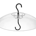 Gtongoko Baffles for Bird Feeders, 12 Inch One-Piece Cover for Rain Guard, Bird Feeder Squirrel Guard, Full Protection for Outdoors, Chew-Proof PC, Pack of 1, Transparent