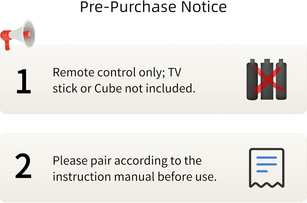 Replacement Remote for All Fire Series, TV Stick (HD, 4K, 4K Max, Lite), TV Cube and Omni, Insignia, Toshiba, Smart TVs, with Voice Control