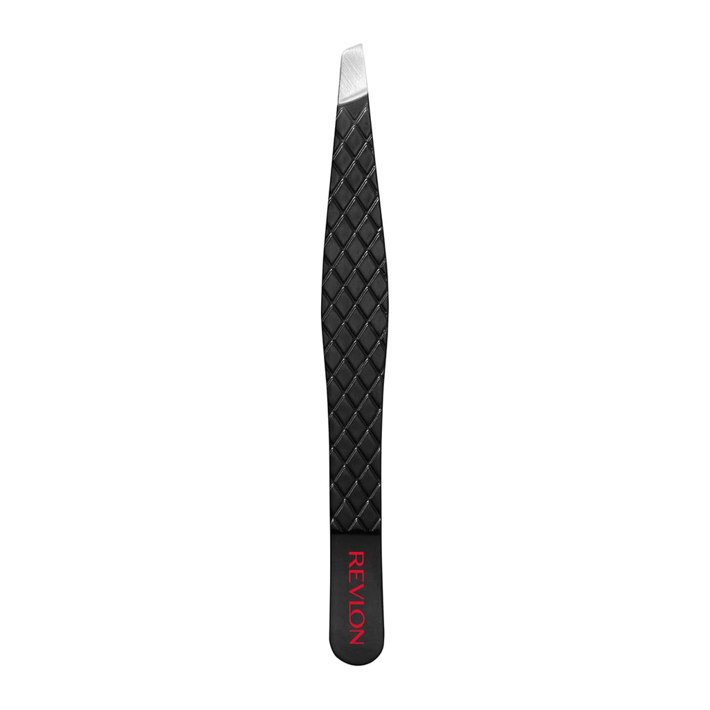 Revlon Expert Slant Tweezer, High Precision For Easy Hair Removal, Made With Stainless Steel, Stocking Stuffer for Women & Men, 1 count