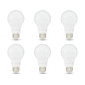 Basics A19 LED Light Bulbs, 60 Watt Equivalent, Energy Efficient 9W, E26 Standard Base, Soft White 2700K, Dimmable, 10,000 Hour Lifetime , 6-Pack