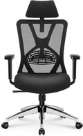 Ticova Ergonomic Office Chair - High Back Desk Chair with Adjustable Lumbar Support, Headrest & 3D Armrest