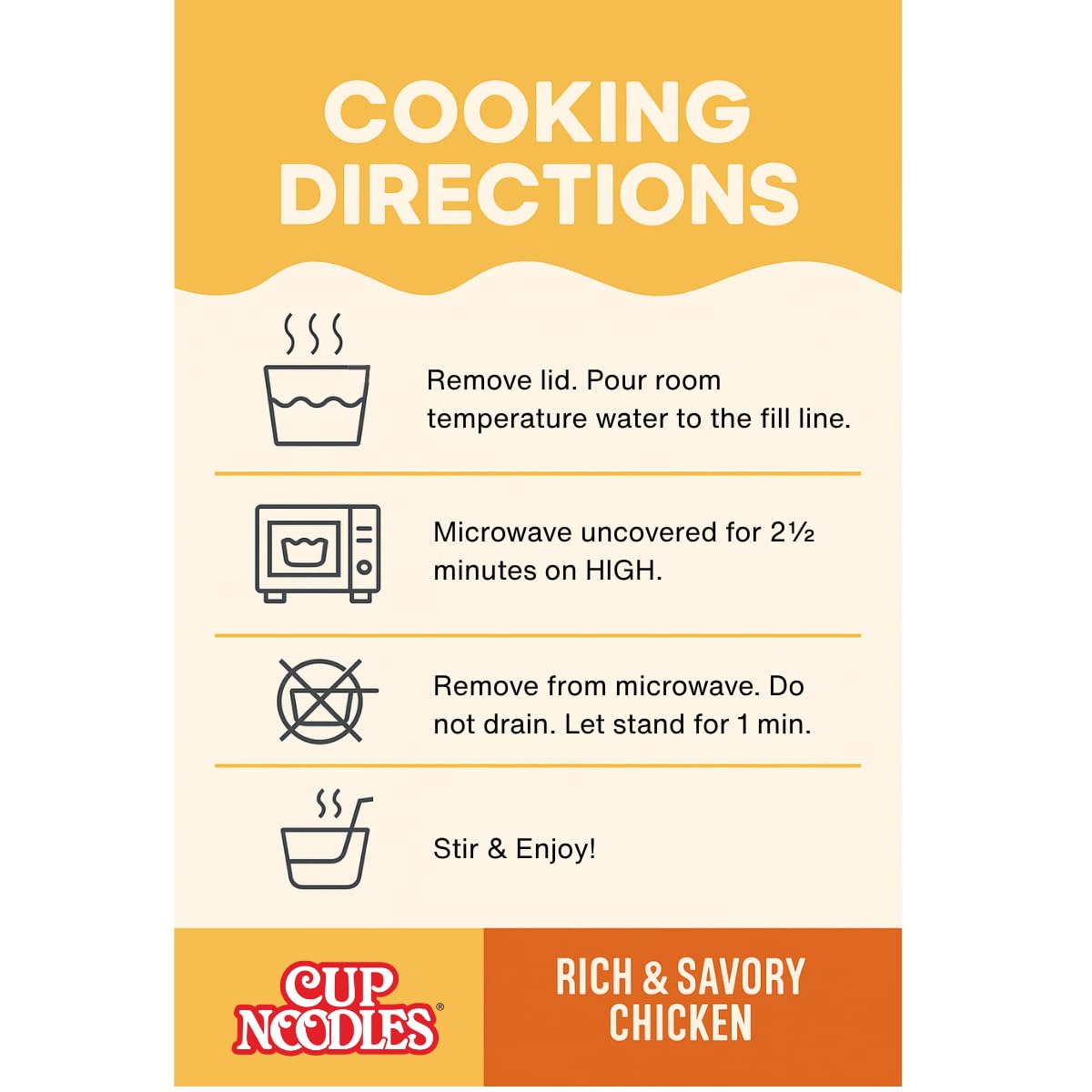 Nissin Cup Noodles Protein Ramen, Chicken Flavor with Bone Broth, 16g Protein, 2.54 Ounce Cup (Pack of 6)