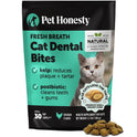 Fresh Breath Dental Bites for Cats – Crunchy & Creamy Cat Dental Treats for Fresh Breath, Tartar & Plaque Control – Dual-Texture Cat Oral Care Bites for Bright Teeth & Healthy Gums – 30 Day Supply