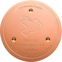 Mellbree Bird Bath Copper Disk, 0.6mm Reinforced 99.99% Pure Copper Cleaning Disk for Physical Safe Clean Water All-Season, Universal Fit for Outdoor Birdbaths, Bowl, Bird Bath Solar