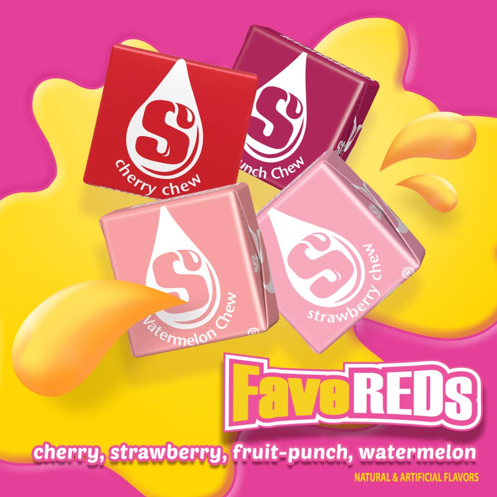 STARBURST FaveREDS Fruit Chews Candy, Chewy Candy, 15.6 oz Sharing Size Bag