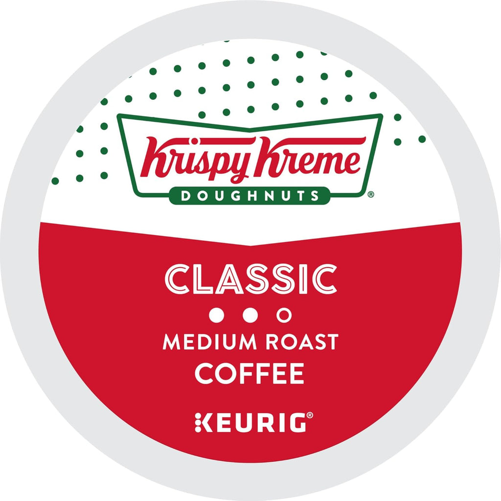 Krispy Kreme Classic, Single-Serve Keurig K-Cup Pods, Medium Roast Coffee, 32 Count