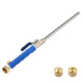High Pressure Power Washer Attachment Wand, Hydro Jet Water Hose Nozzle,Watering Sprayer Cleaning Tool, Wand Lance for Gutter Patio Car Pet Window Glass Blue