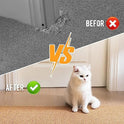 Uross Carpet Protector for Pets - Cat Scratch Guard Mat, Anti Scratch Under Door Guard, Easy to Cut Plastic, 3.6FT