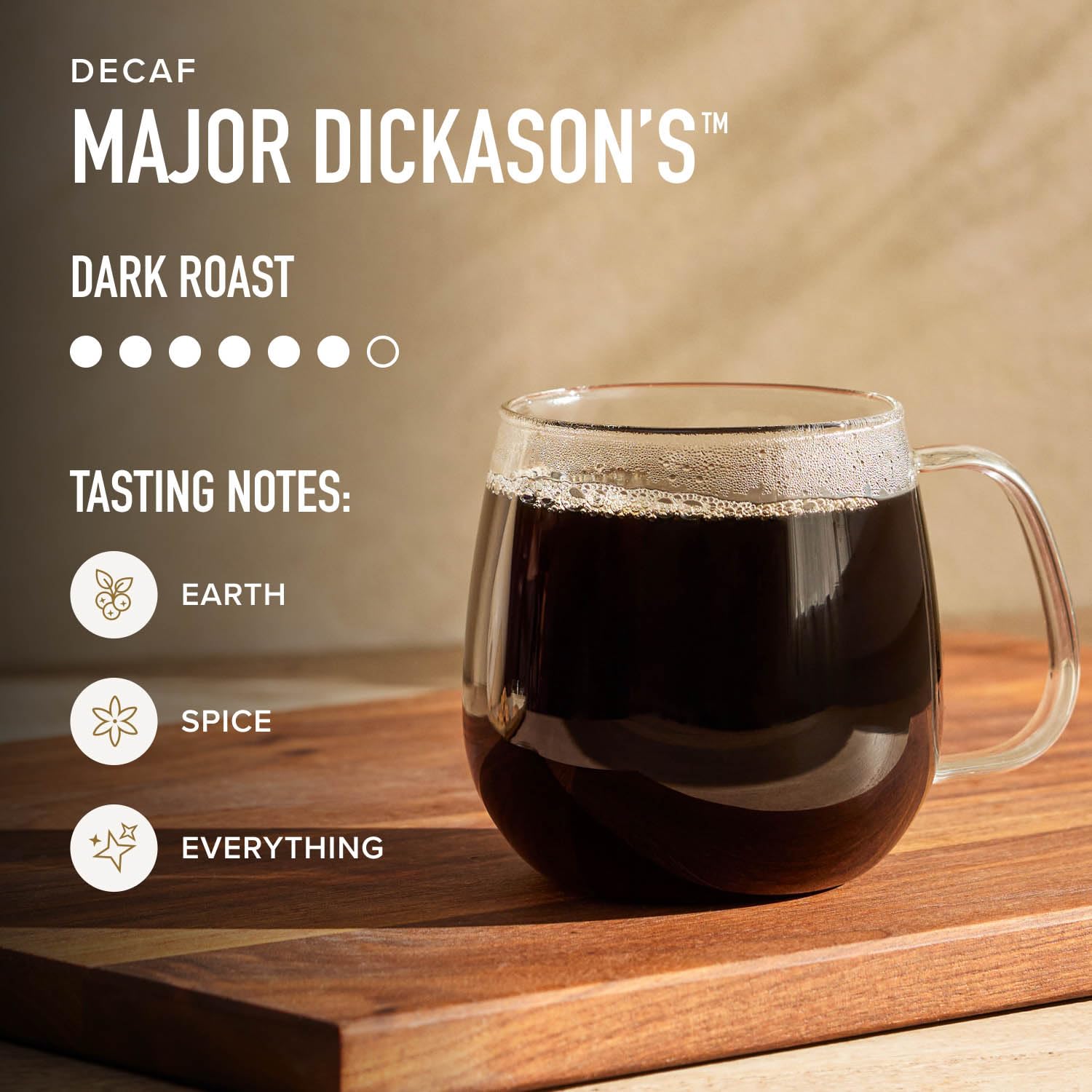 Peet's Coffee, Dark Roast Ground Coffee, Decaffeinated Arabica Coffee - Decaf Major Dickason's Blend 10.5 Ounce Bag