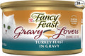 Purina Fancy Feast Gravy Lovers Turkey Feast Grilled Gourmet Cat Food in Wet Cat Food Gravy - (Pack of 24) 3 oz. Cans