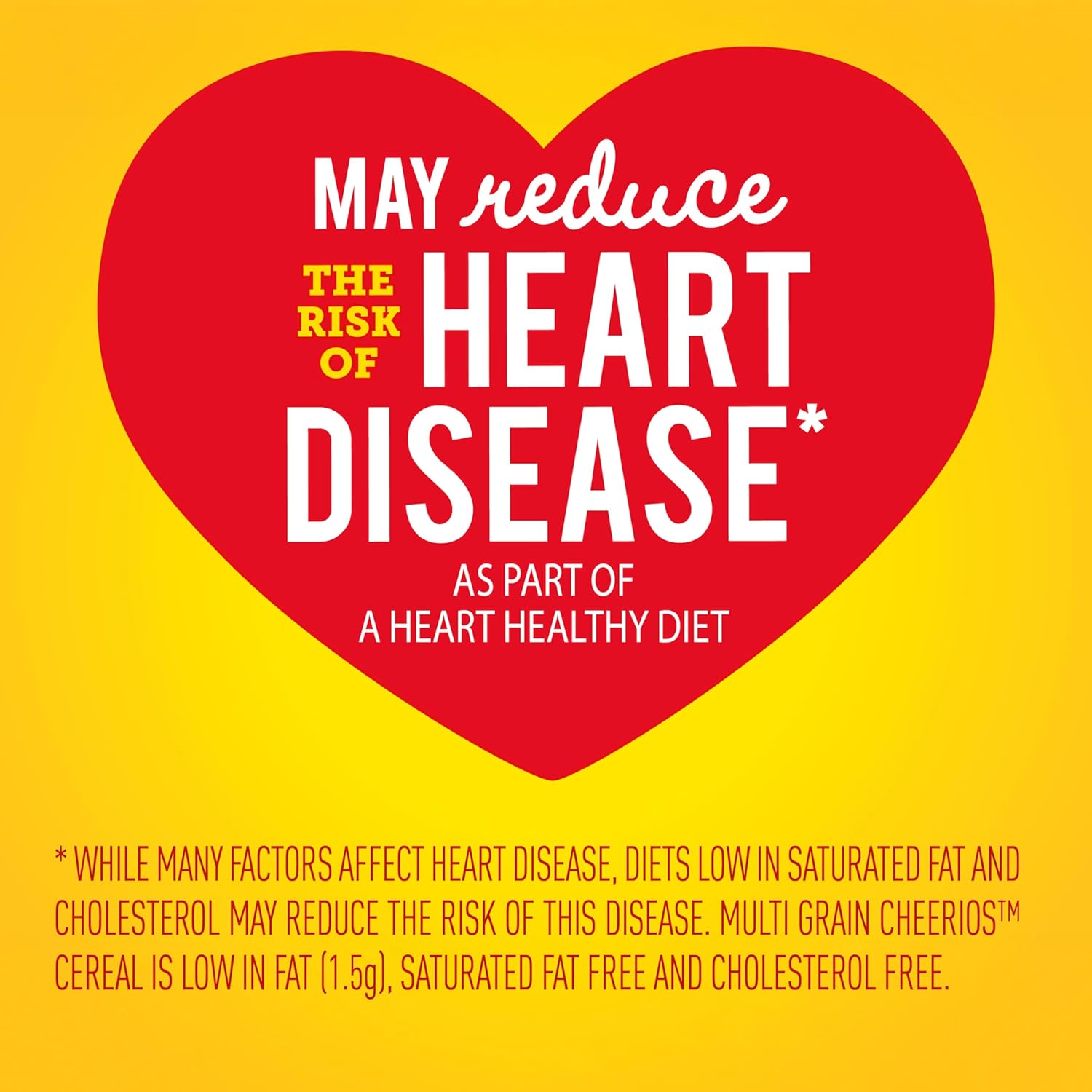 Multi Grain Cheerios, Heart Healthy Breakfast Cereal, Gluten Free, Family Size, 18 oz