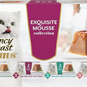 Fancy Feast Gems Pate Cat Food Mousse and a Halo of Savory Gravy Wet Cat Food Variety Pack - (Pack of 12) 4 oz. Boxes