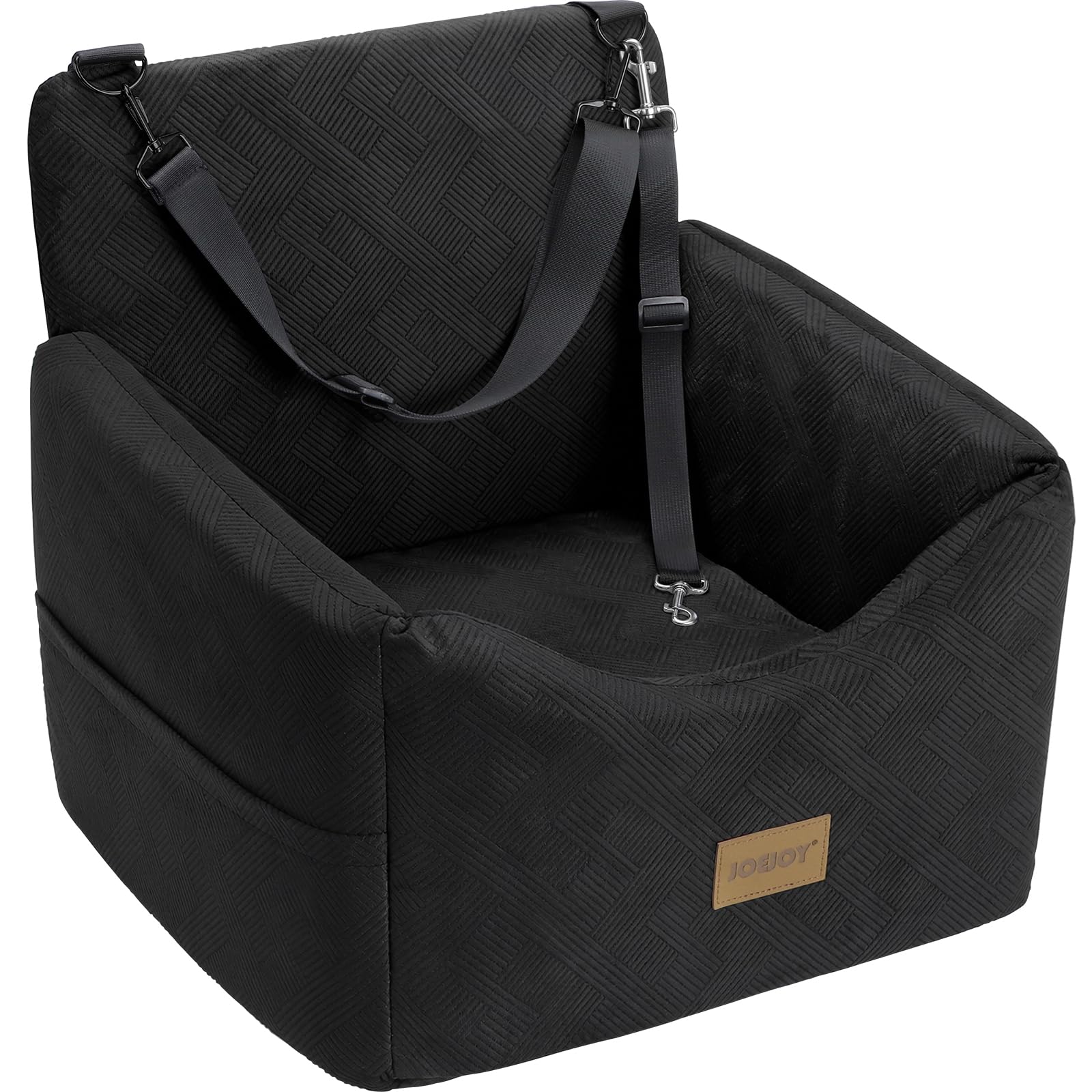 JOEJOY Dog Car Seats for Small Medium Dogs Under 35lb, Black