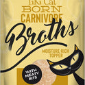 Tiki Cat Born Carnivore Broths Wet Cat Food Topper, Chicken, 1.3 oz. Pouch (12 Count)