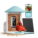 NETVUE by Birdfy Smart Bird Feeder with 2K HD AI Camera Solar Powered, Wireless Wildbird Watching, Live Stream&Color Night Vision, Auto-Capture & Notify, Free Cloud Storage(AI by Subscription)