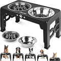 Jovrun Elevated Dog Bowls for Medium Large Size Dogs, 3.15in
