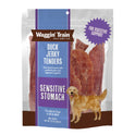 Waggin' Train Duck Jerky Dog Treats for Dogs with Sensitive Stomachs, Made with 100% Real Duck Breasts, Three All-Natural Ingredients, High Protein Dog Treat, Easily Digestible for Dogs, 12 oz. Pouch
